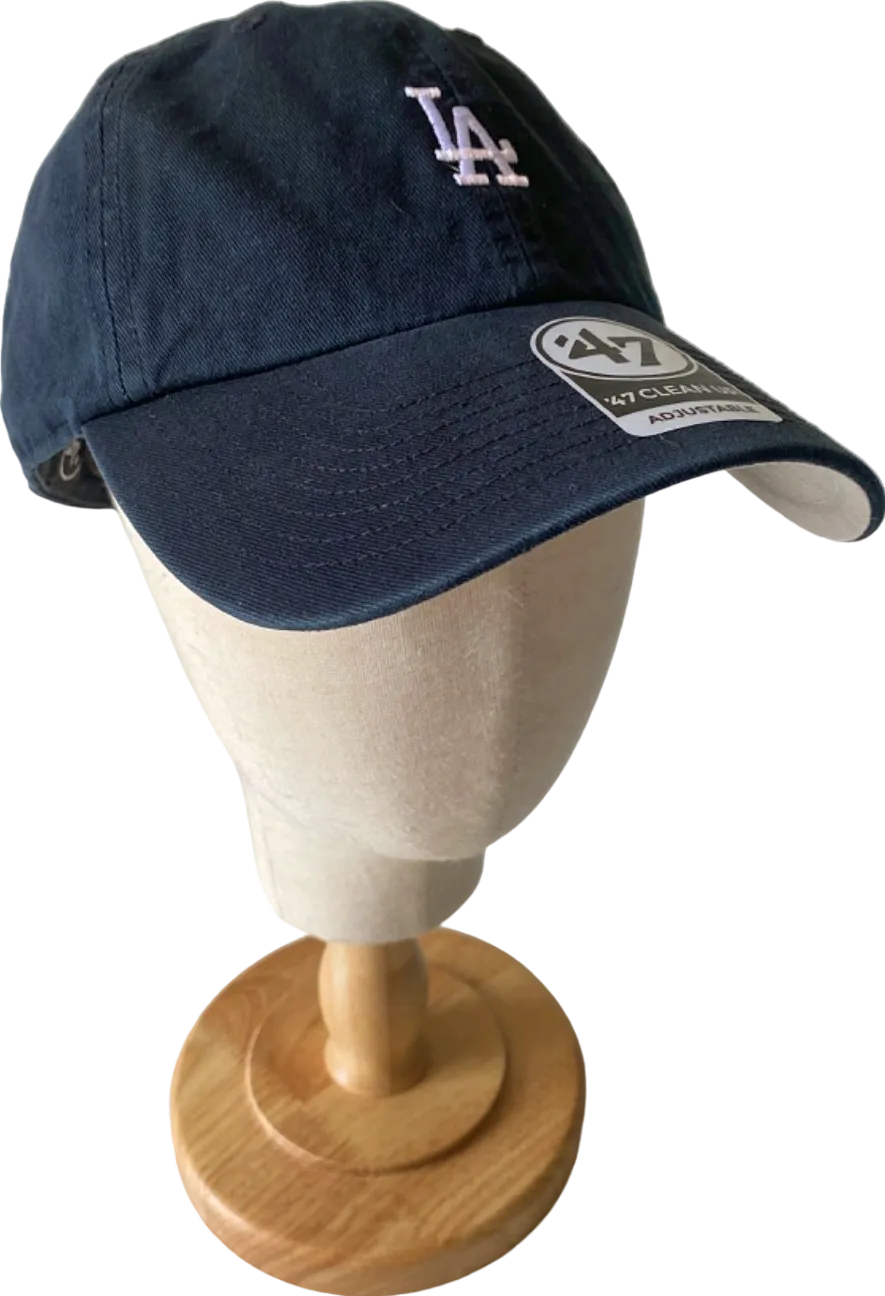 '47 Brand Black LA Dodgers Clean Up Adjustable Cap