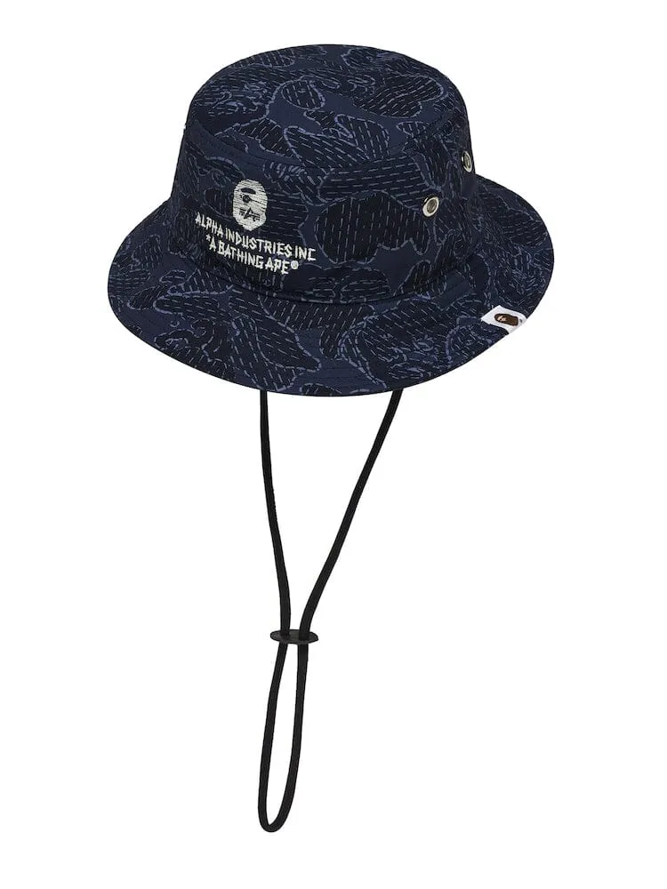 ALPHA X BAPE MILITARY HAT