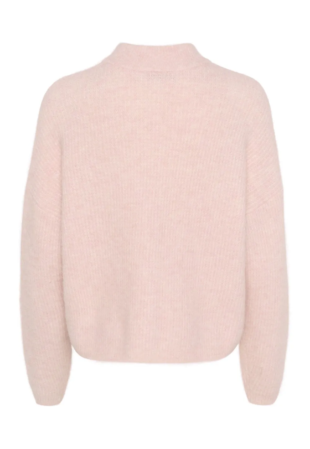 Alphagz Short Cardigan - Rose Grey Melange