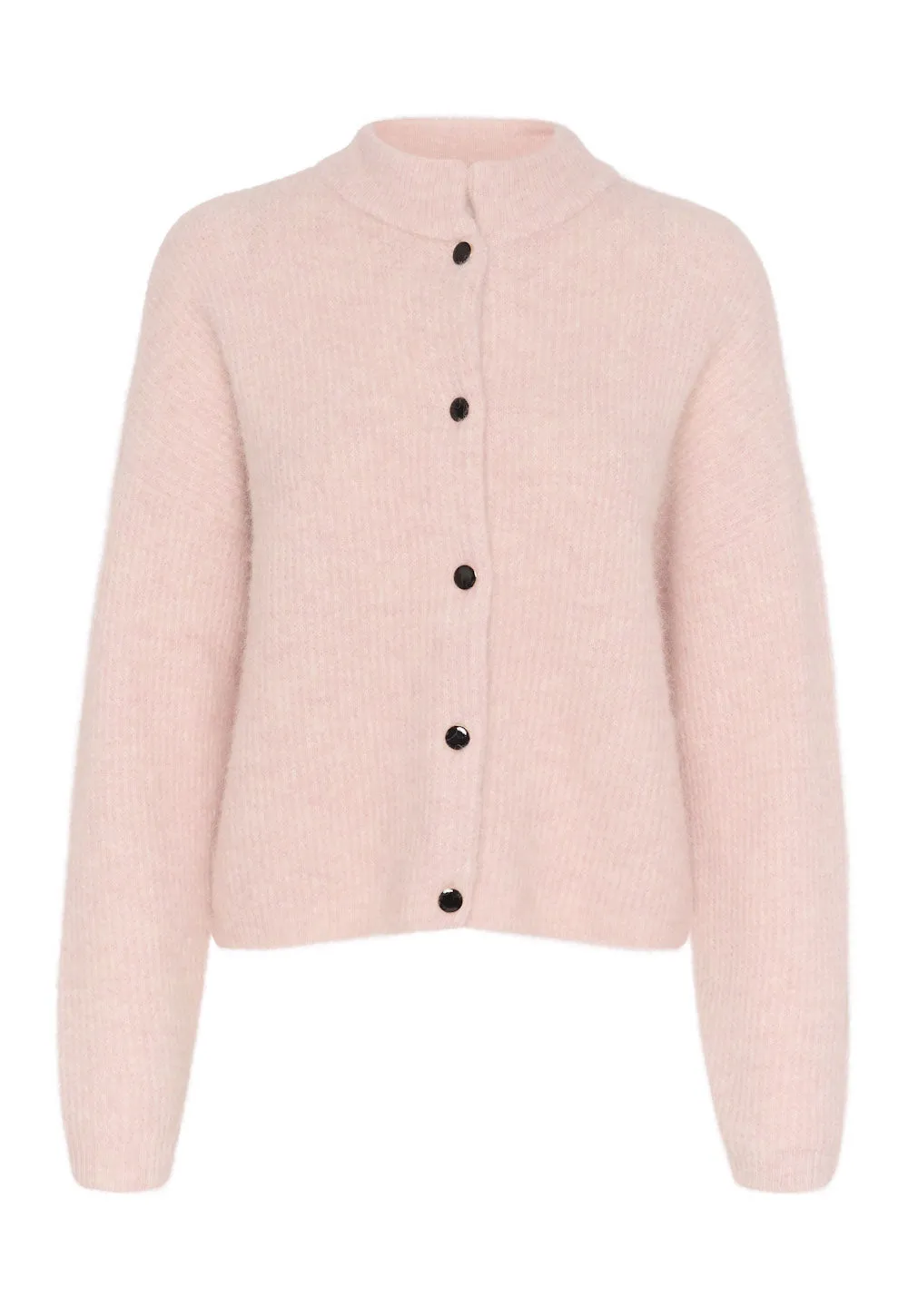 Alphagz Short Cardigan - Rose Grey Melange