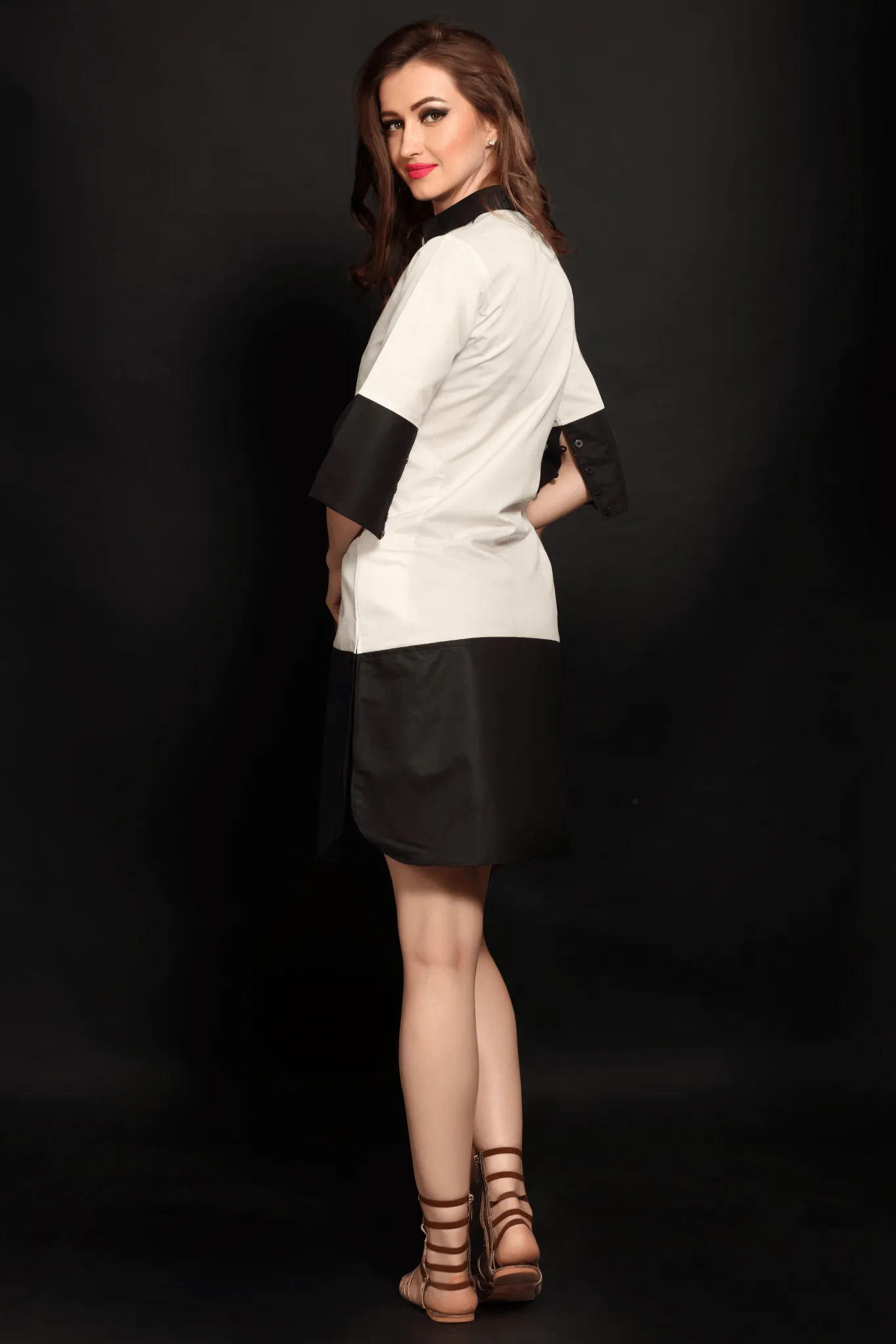 Black and White Tunic Shirt