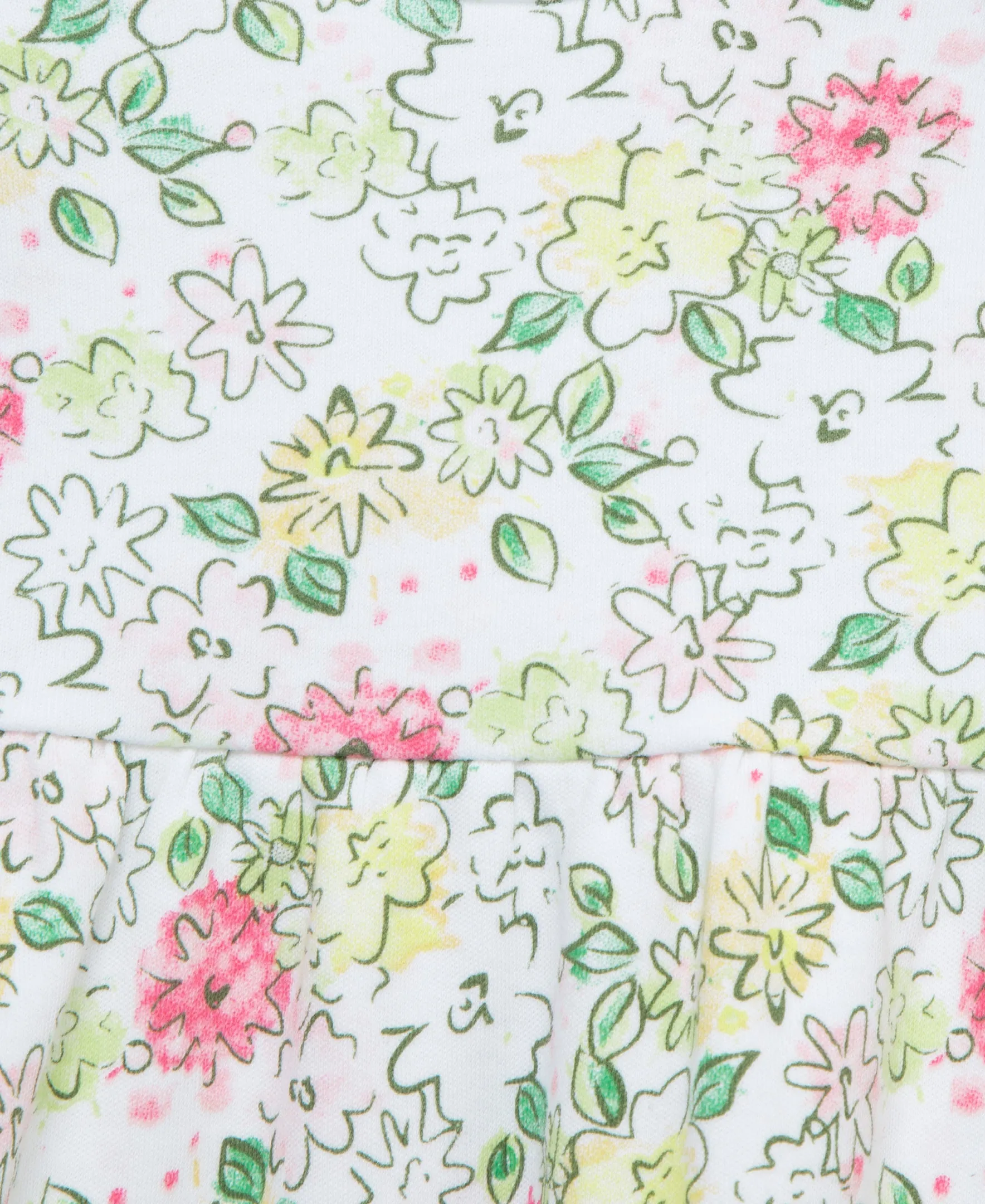 Bouquet Dress & Cardigan Set