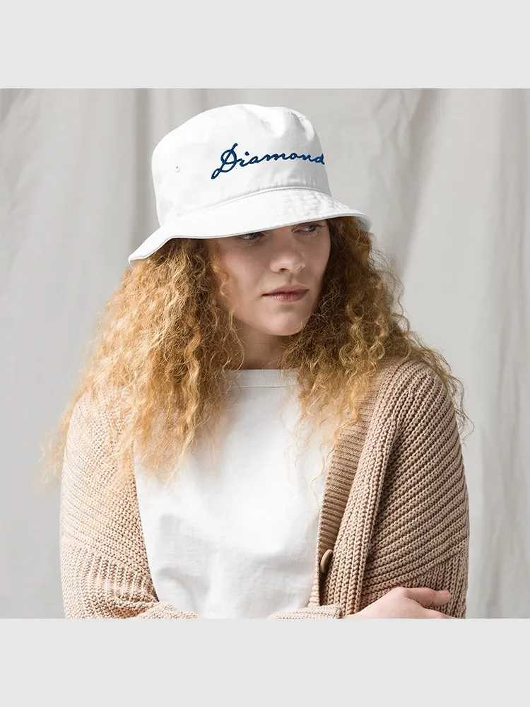 Bridgerton Diamond Embroidered Bucket Hat