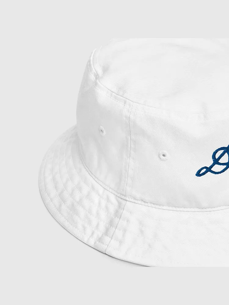 Bridgerton Diamond Embroidered Bucket Hat
