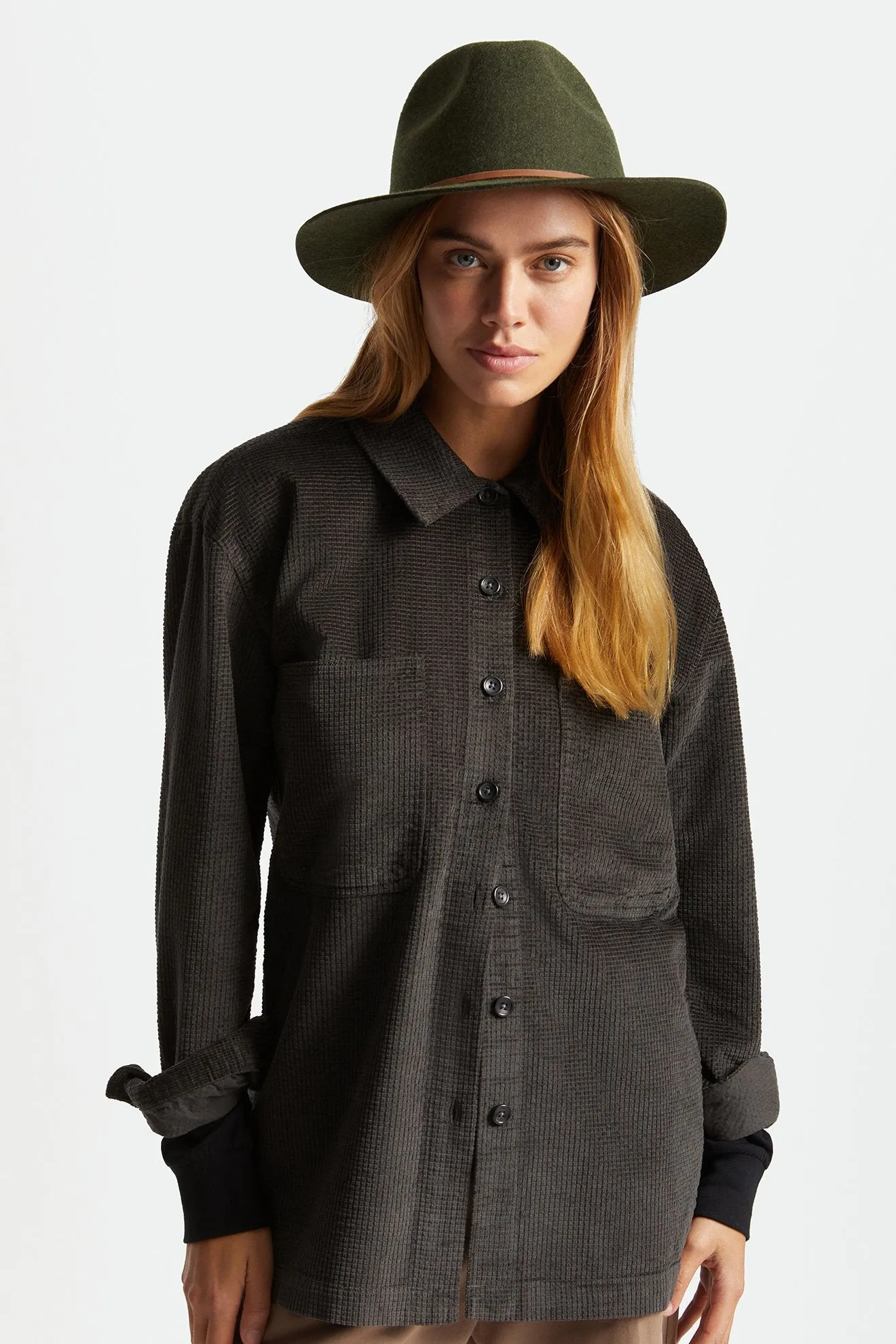 Brixton Wesley Fedora - Moss