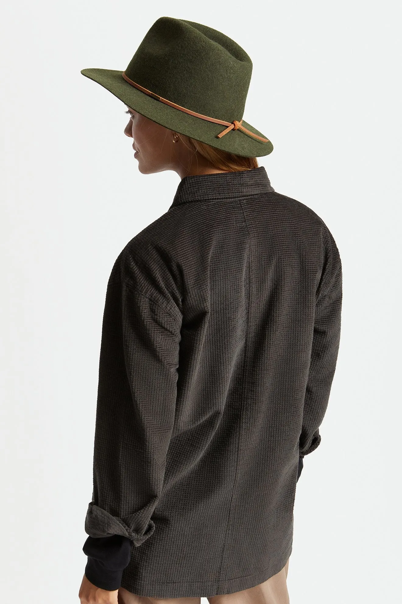 Brixton Wesley Fedora - Moss