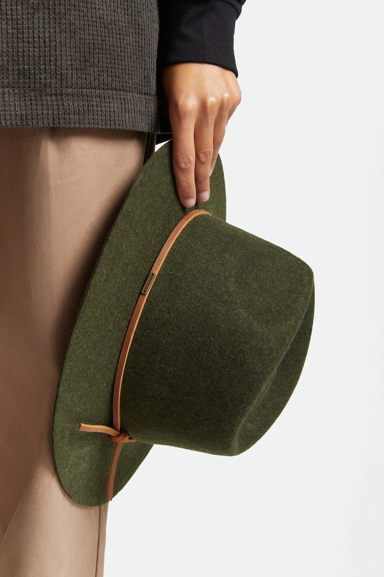 Brixton Wesley Fedora - Moss