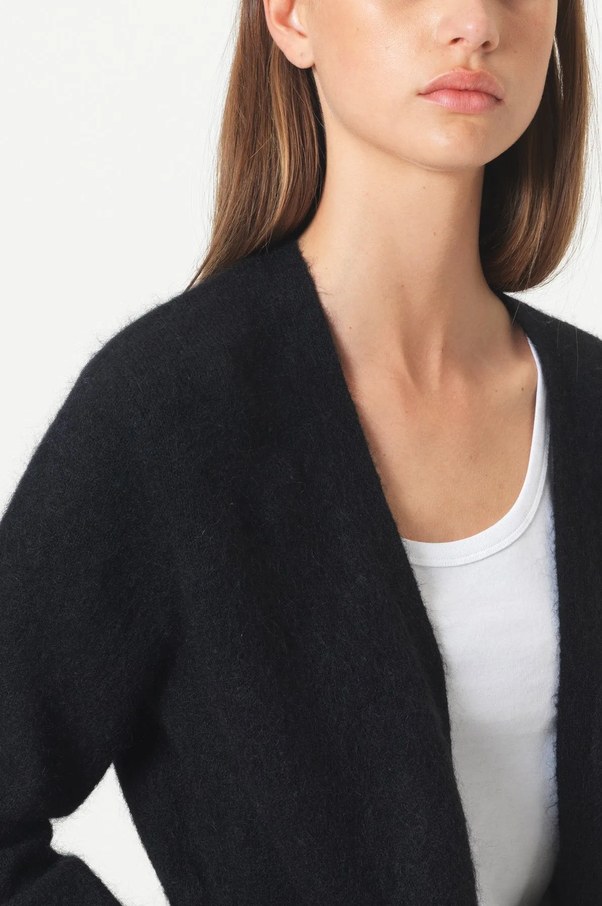 Brook Knit Cardigan - Black