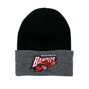 Buffalo Bandits Black & Gray Knit Beanie