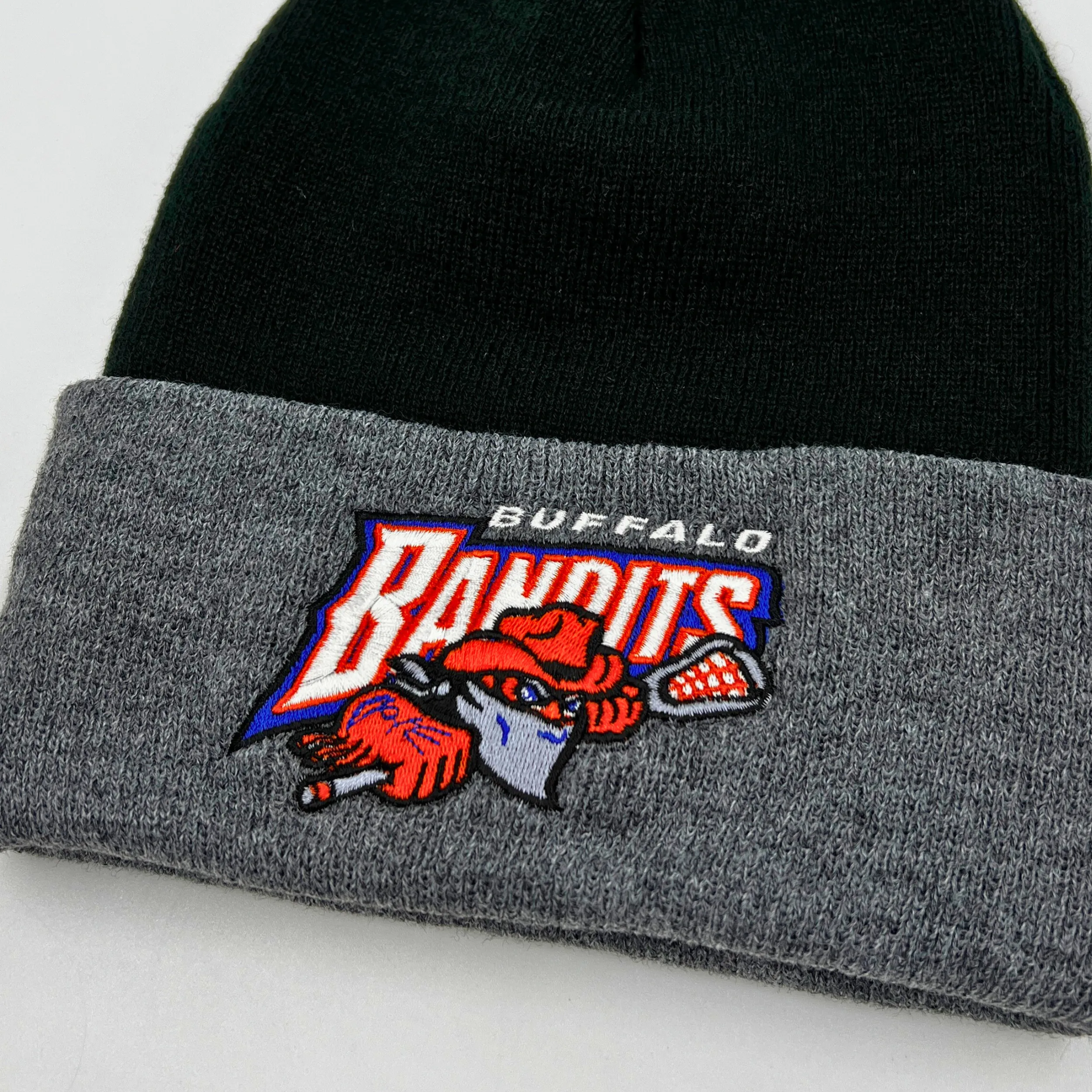 Buffalo Bandits Black & Gray Knit Beanie