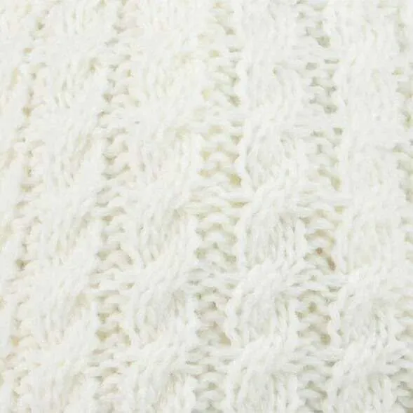 Cabaia Balmoral Beanie - White/Red