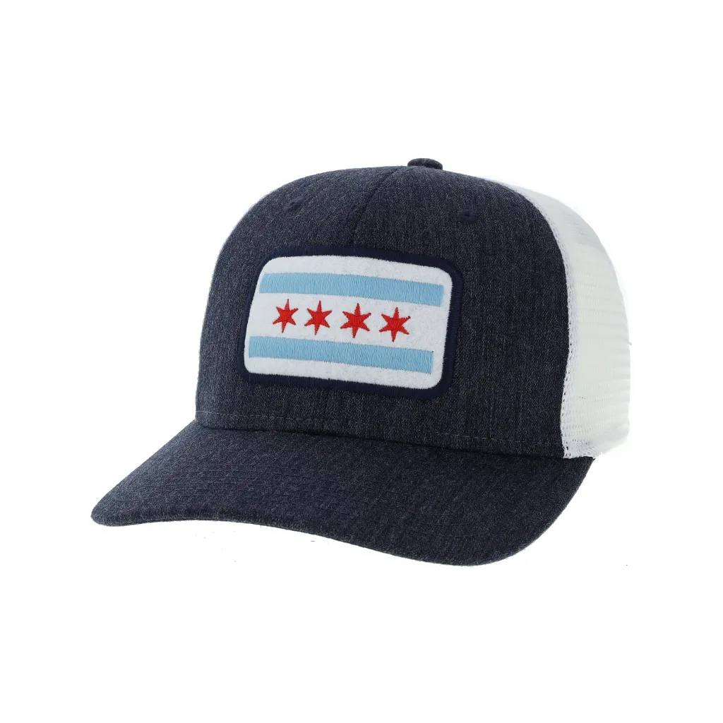 Chicago Flag Trucker Hat - Adult