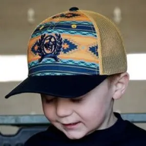 Cinch Boy's Aztec Print Trucker Cap