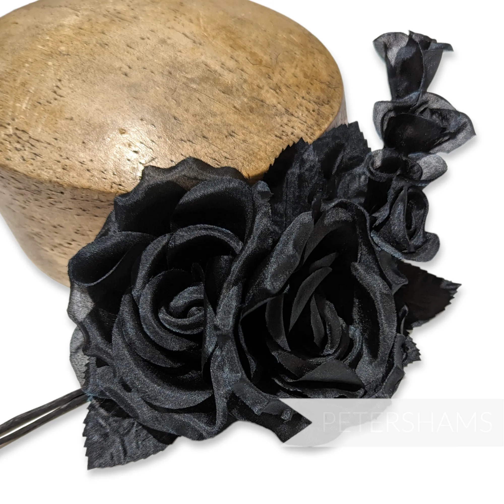 'Colette' Double Silk Millinery Flower Mount