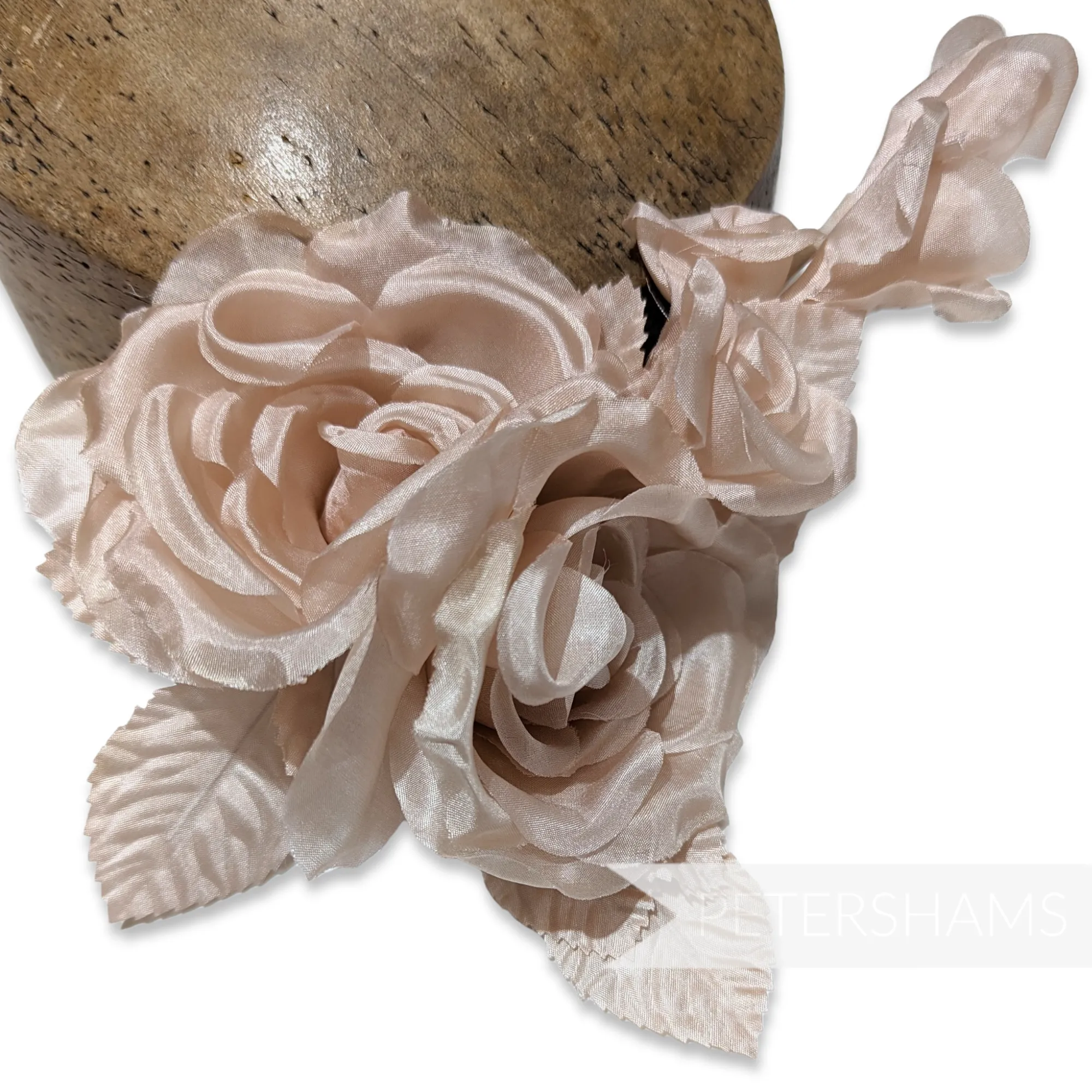 'Colette' Double Silk Millinery Flower Mount