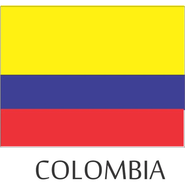 Colombia HH Sticker Decal