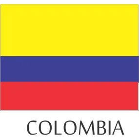 Colombia HH Sticker Decal