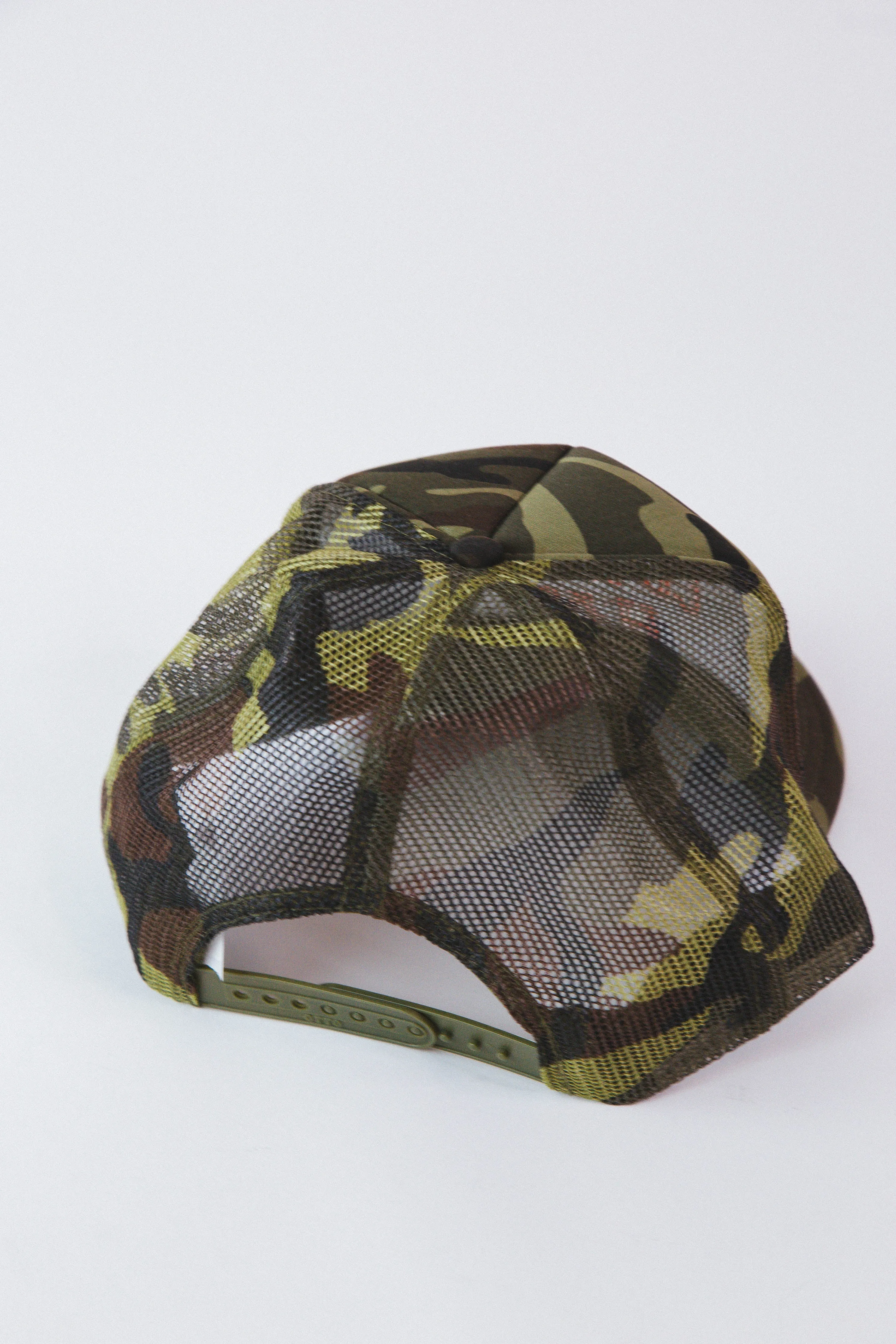 Cowboy Trucker Hat, Solid Camo