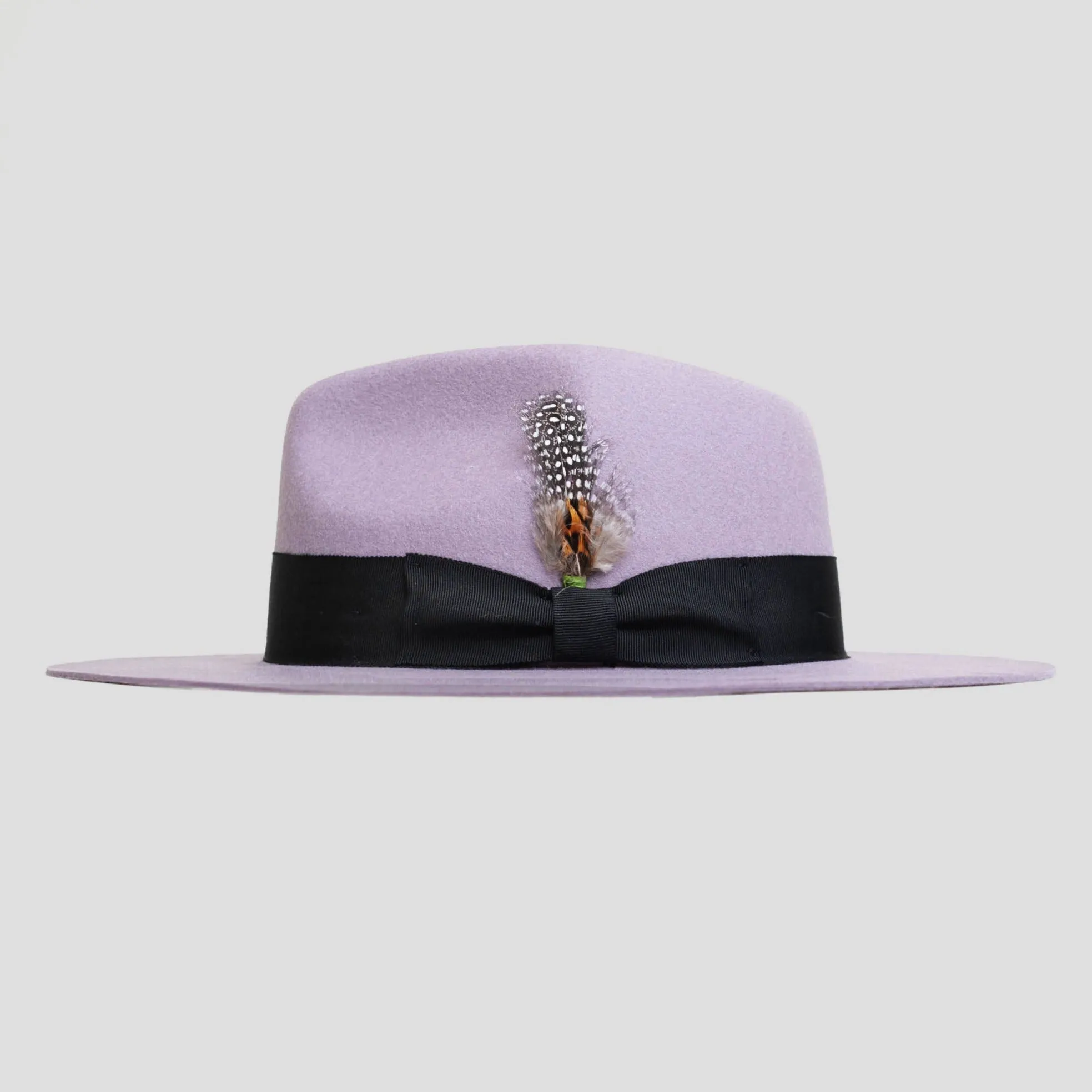 Distinctive Felt Fedora Hat in Grey
