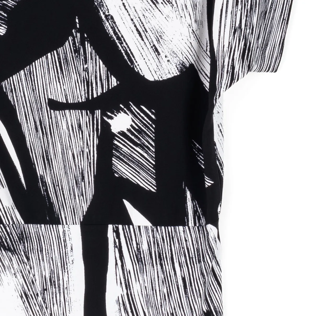 Dolman Short Sleeve Top - Geo Sketch - Final Sale!