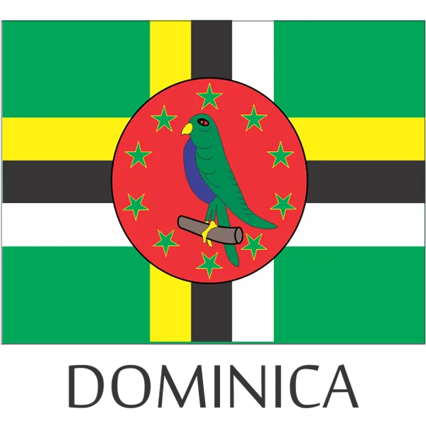 Dominica HH Sticker Decal