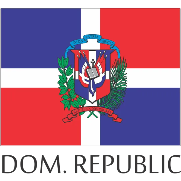 Dominican Republic HH Sticker Decal