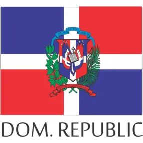 Dominican Republic HH Sticker Decal