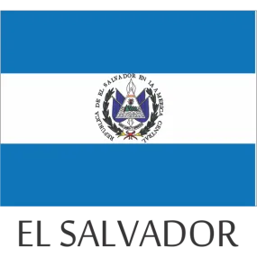 El Salvador HH Sticker Decal