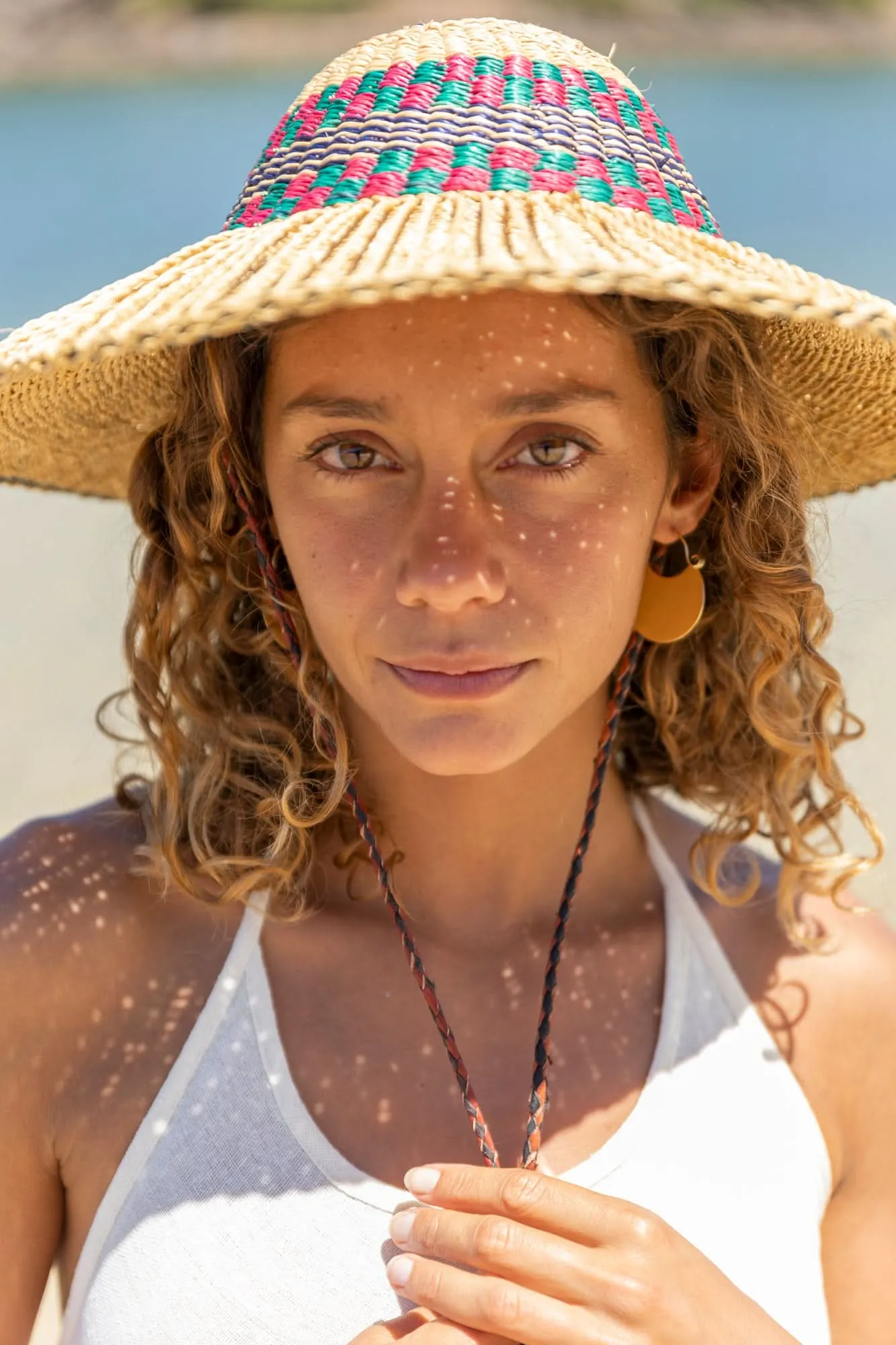 Elephant Grass Summer Hat - Festival Colours