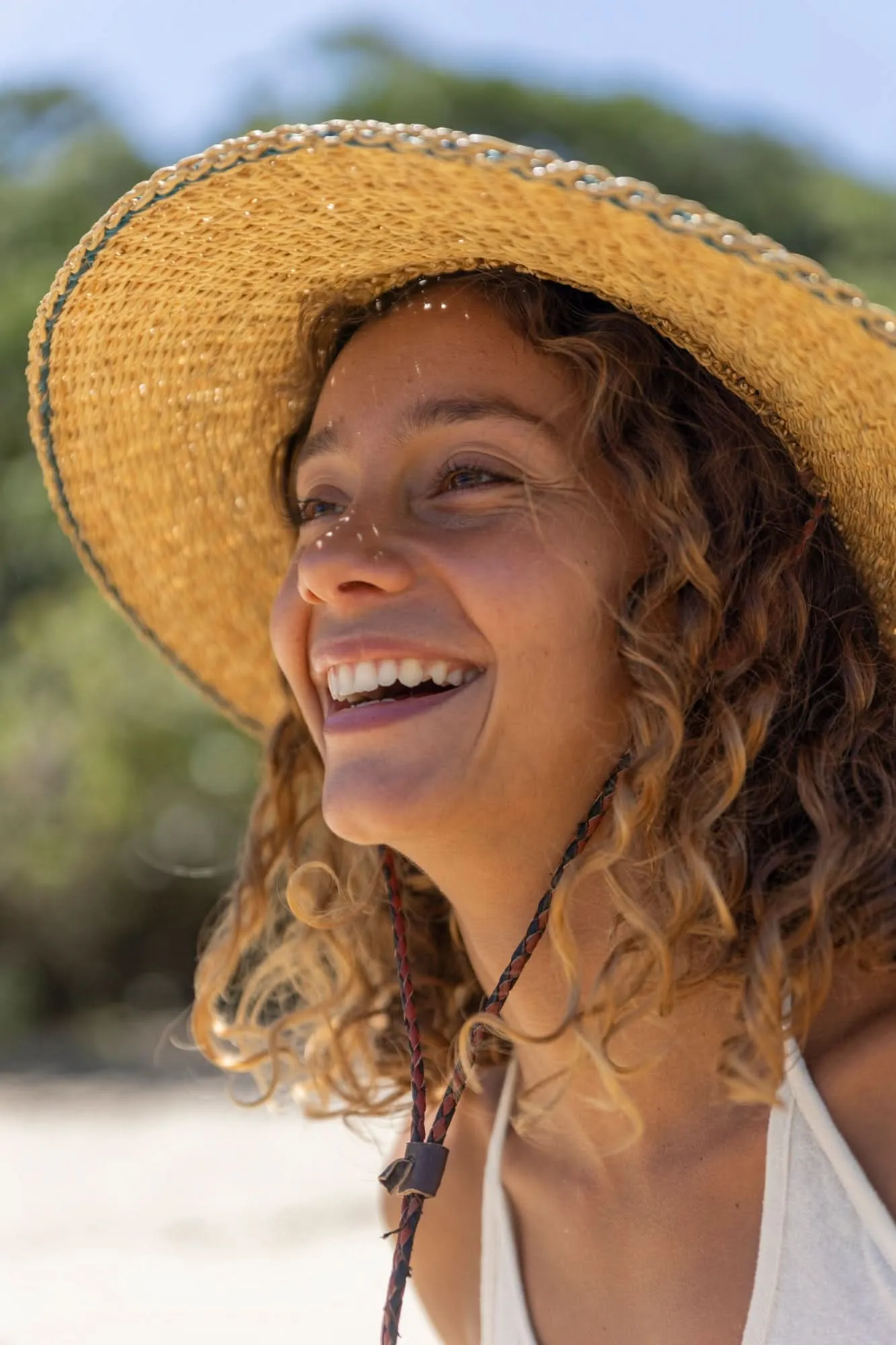 Elephant Grass Summer Hat - Festival Colours