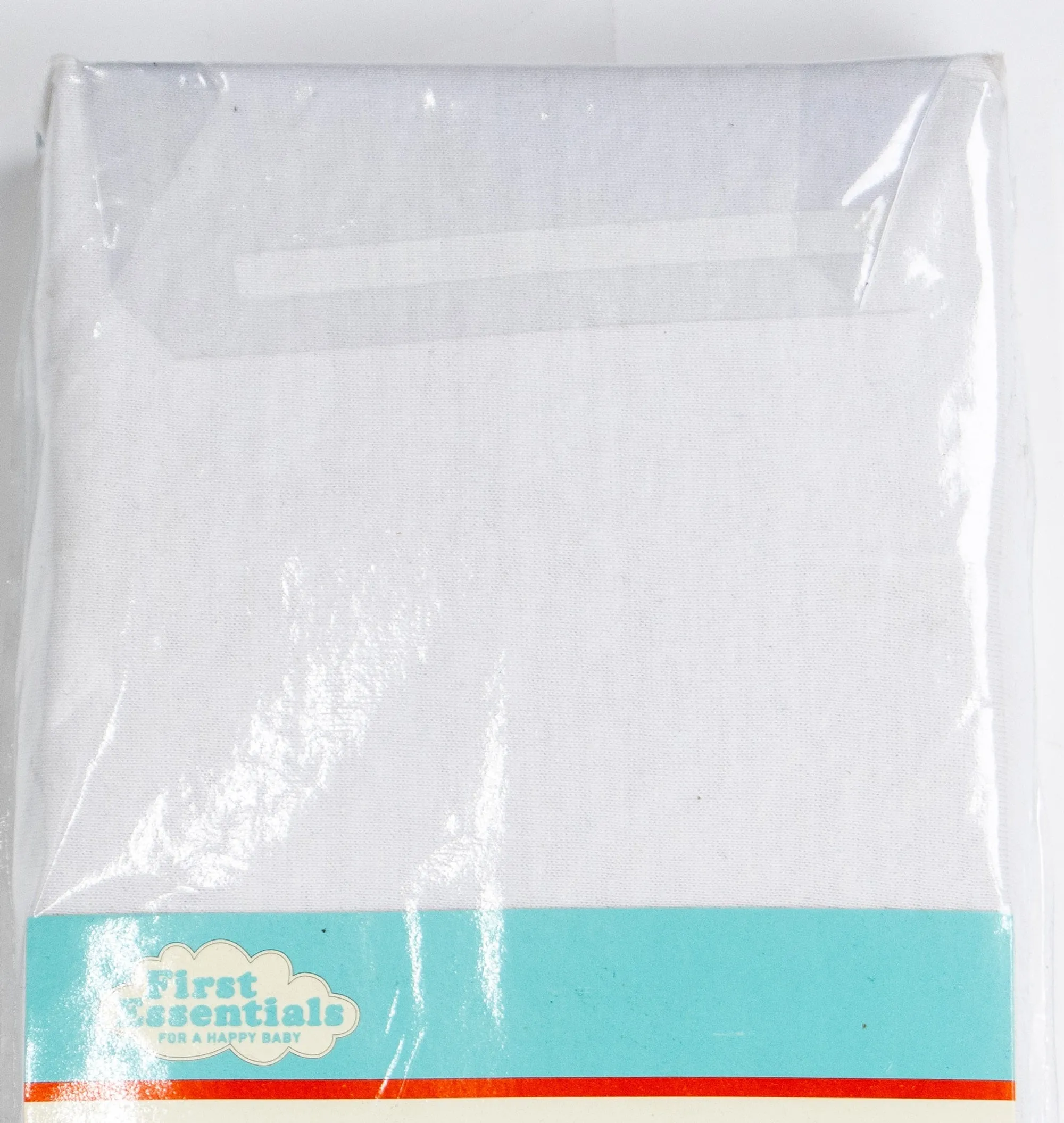 First Essentials Fitted Cotton Portable Crib Sheet