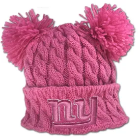 Giants Pink Double Pom Pom Hat