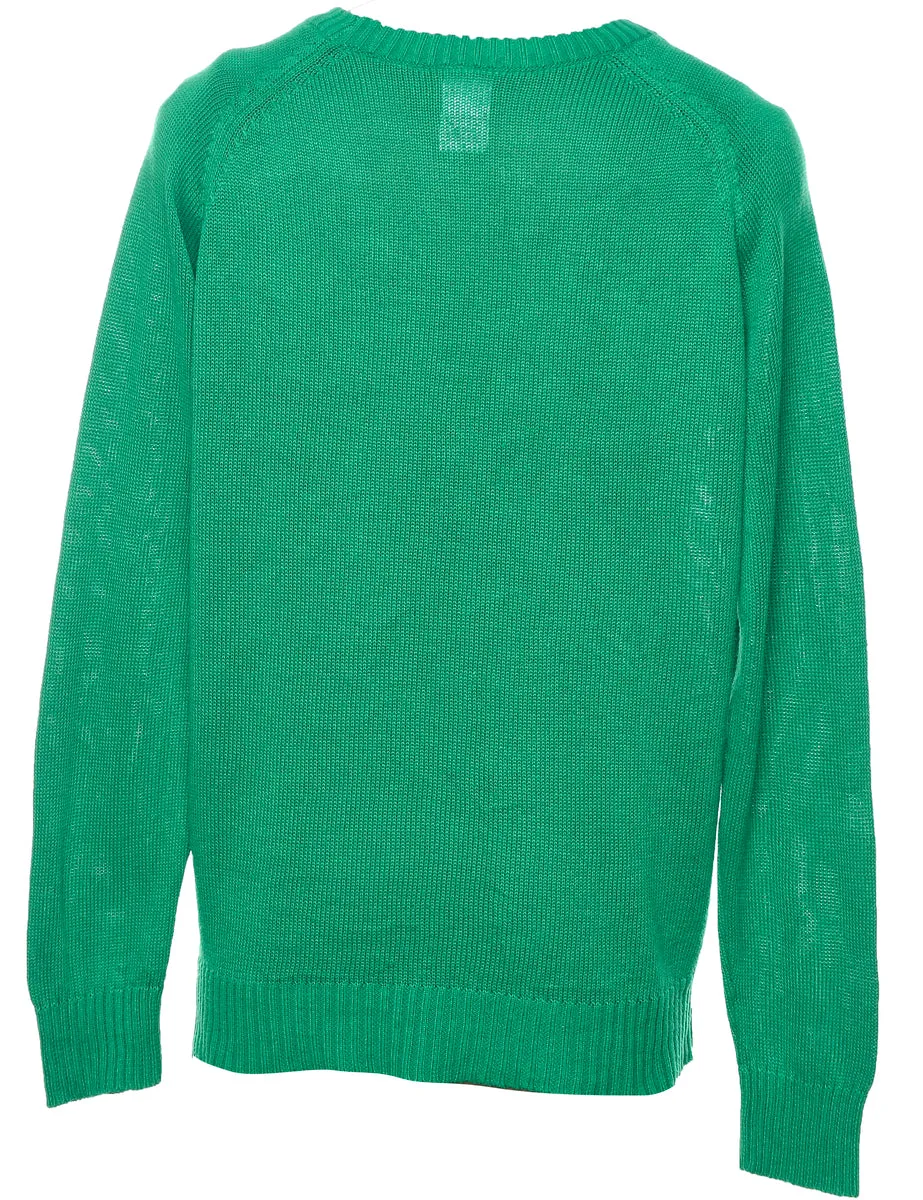 Green Christmas Jumper - XL