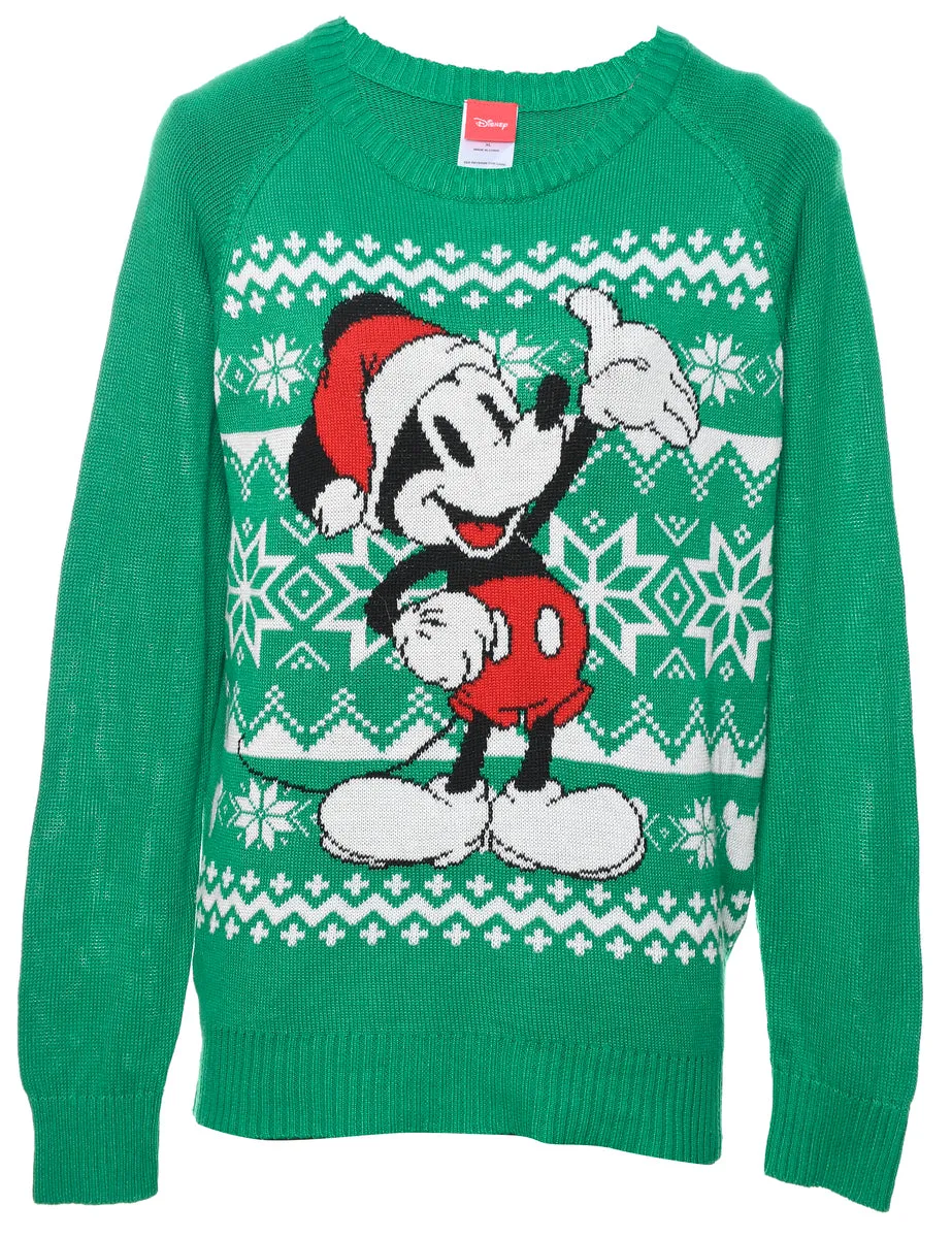 Green Christmas Jumper - XL