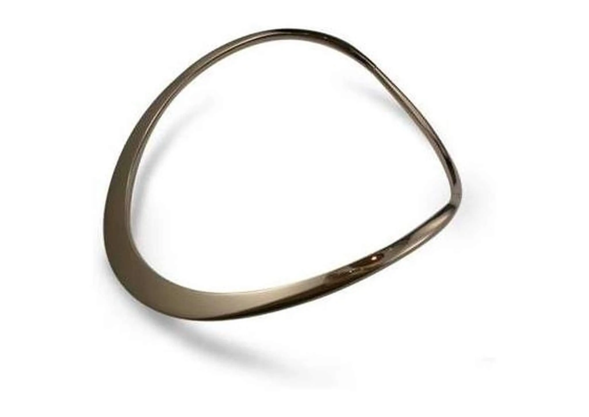 Hand Forged Fitted Neck Collar, Yellow Gold