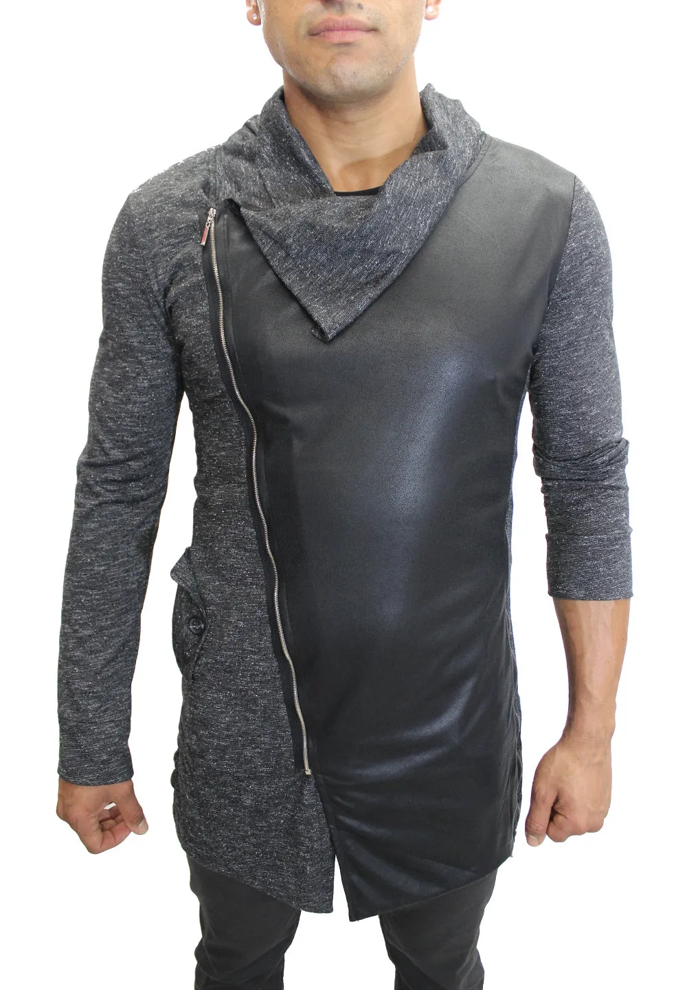 Jonathan Dark Grey Fashion Cardigan