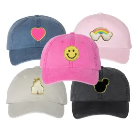 Letter Patch Icon Baseball Hat