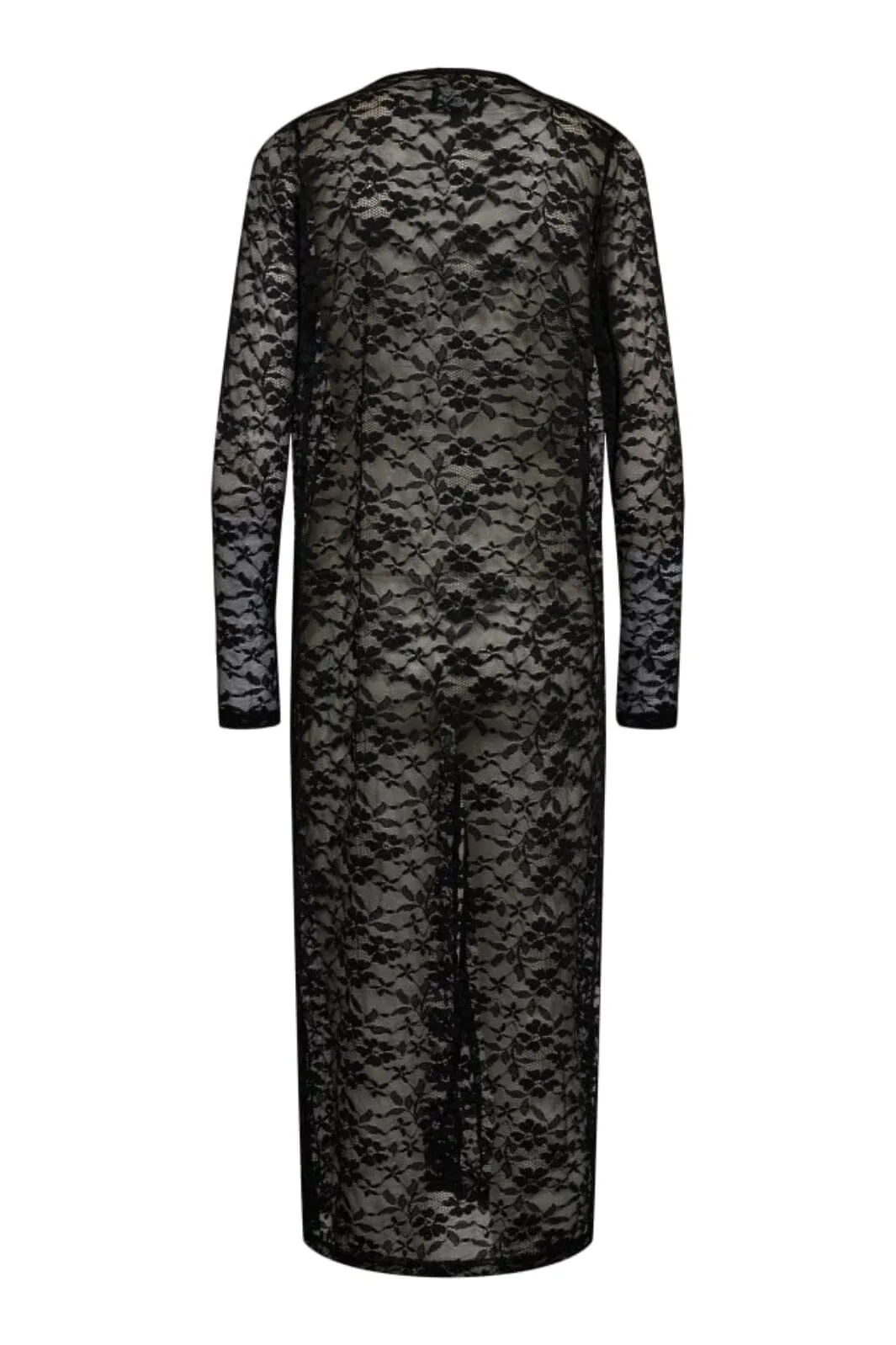 Liberte - Isa-Long-Lace-Cardigan 22133 - Black Flower2