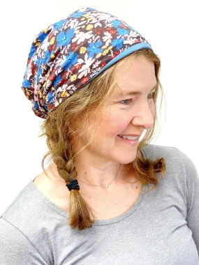 Lightweight Beanie for Ladies, Stretch Beanie Hat for Women, Stretch Jersey Hat, Soft Cotton Beanie, Small, S209