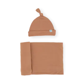 Little Unicorn Stretch Knit Hat & Swaddle Set