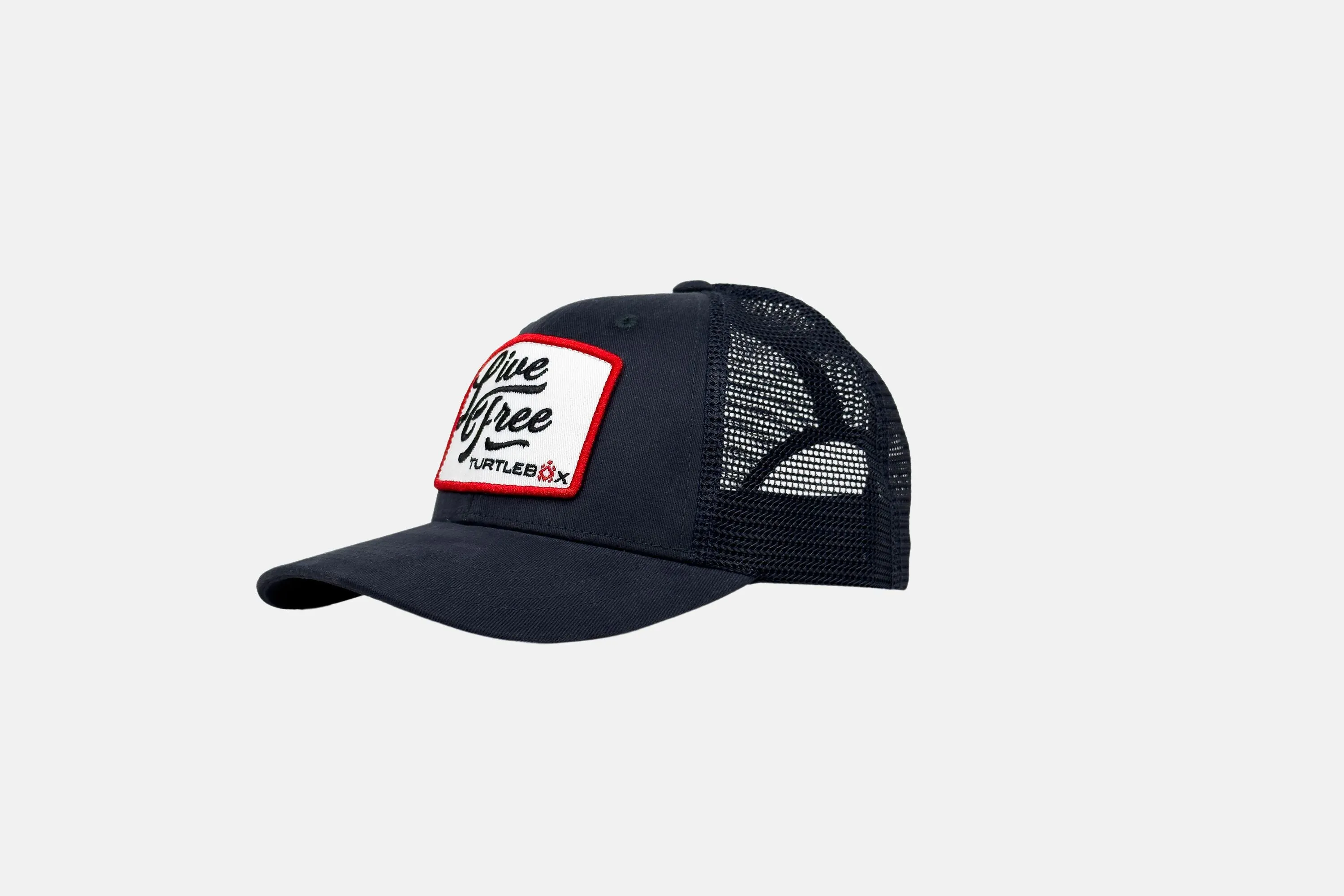 Live Free Patch Blue Hat