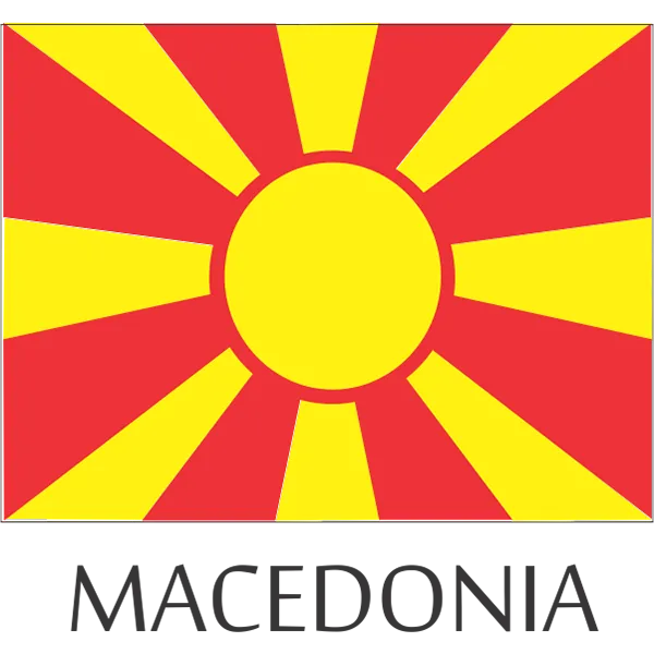 Macedonia HH Sticker Decal