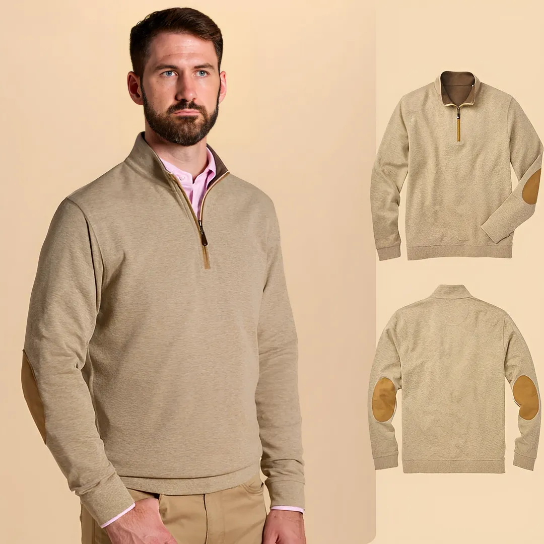 Men's Luxurious Half-Zip Cashmere Jumper for a Modern Look | Ideal for Autumn/Winter