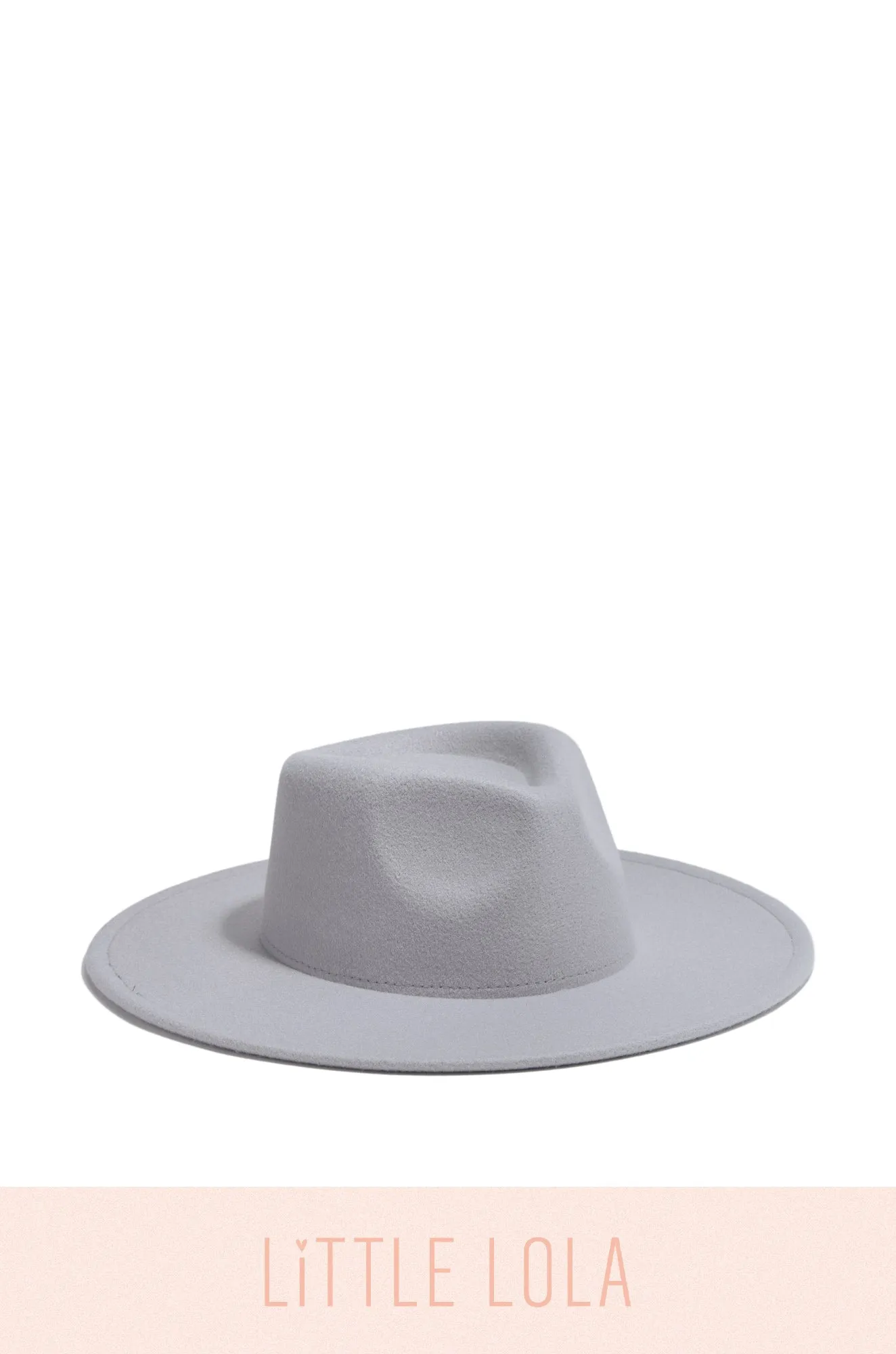 Mini Primavera Kids Flat Brim Hat - Light Blue