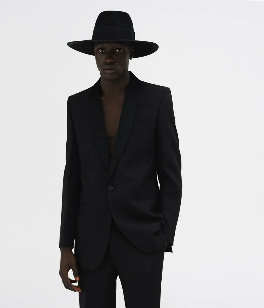 Monogram-embellished Fedora Hat