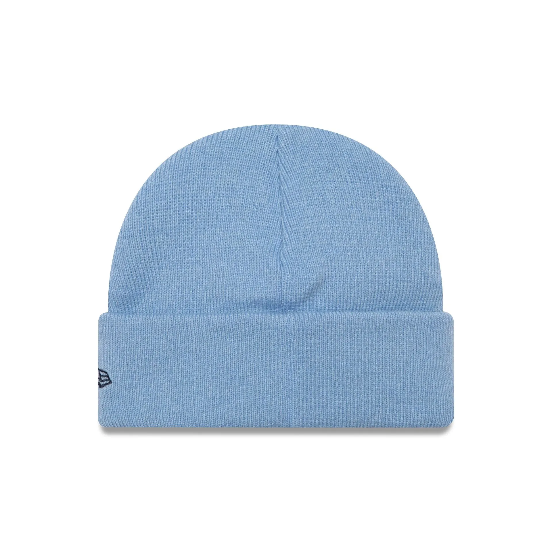 New Era Pastel Blue Short Cuff Knit Beanie Hat
