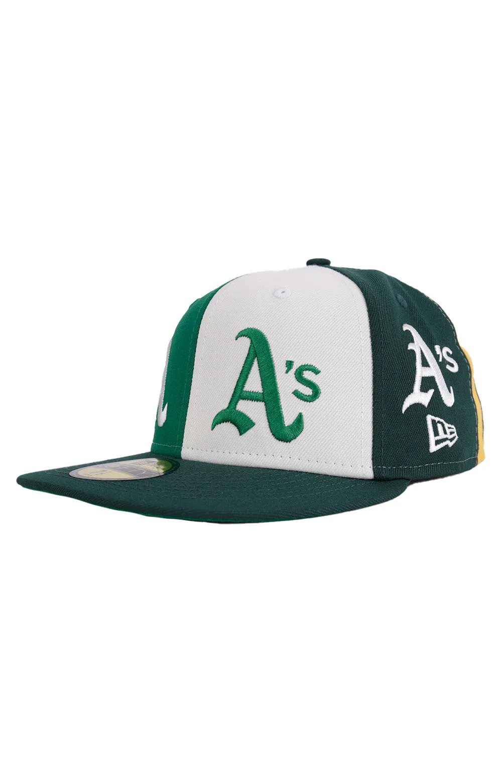 Oakland Athletics Pinwheel Design 59FIFTY Fitted Cap