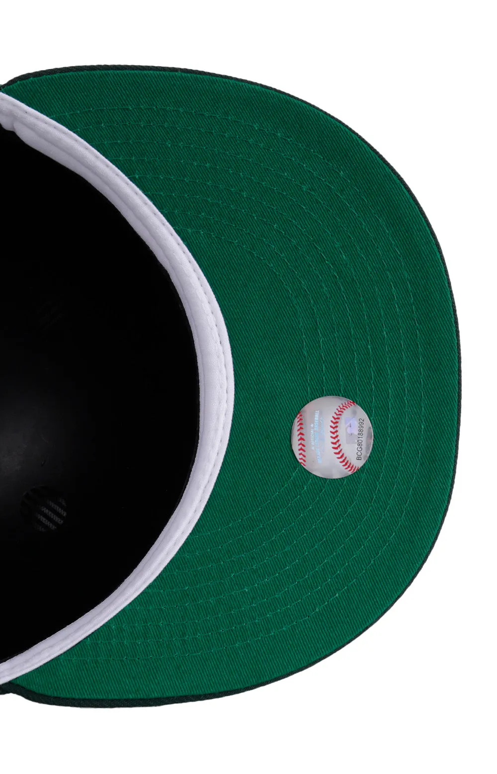 Oakland Athletics Pinwheel Design 59FIFTY Fitted Cap