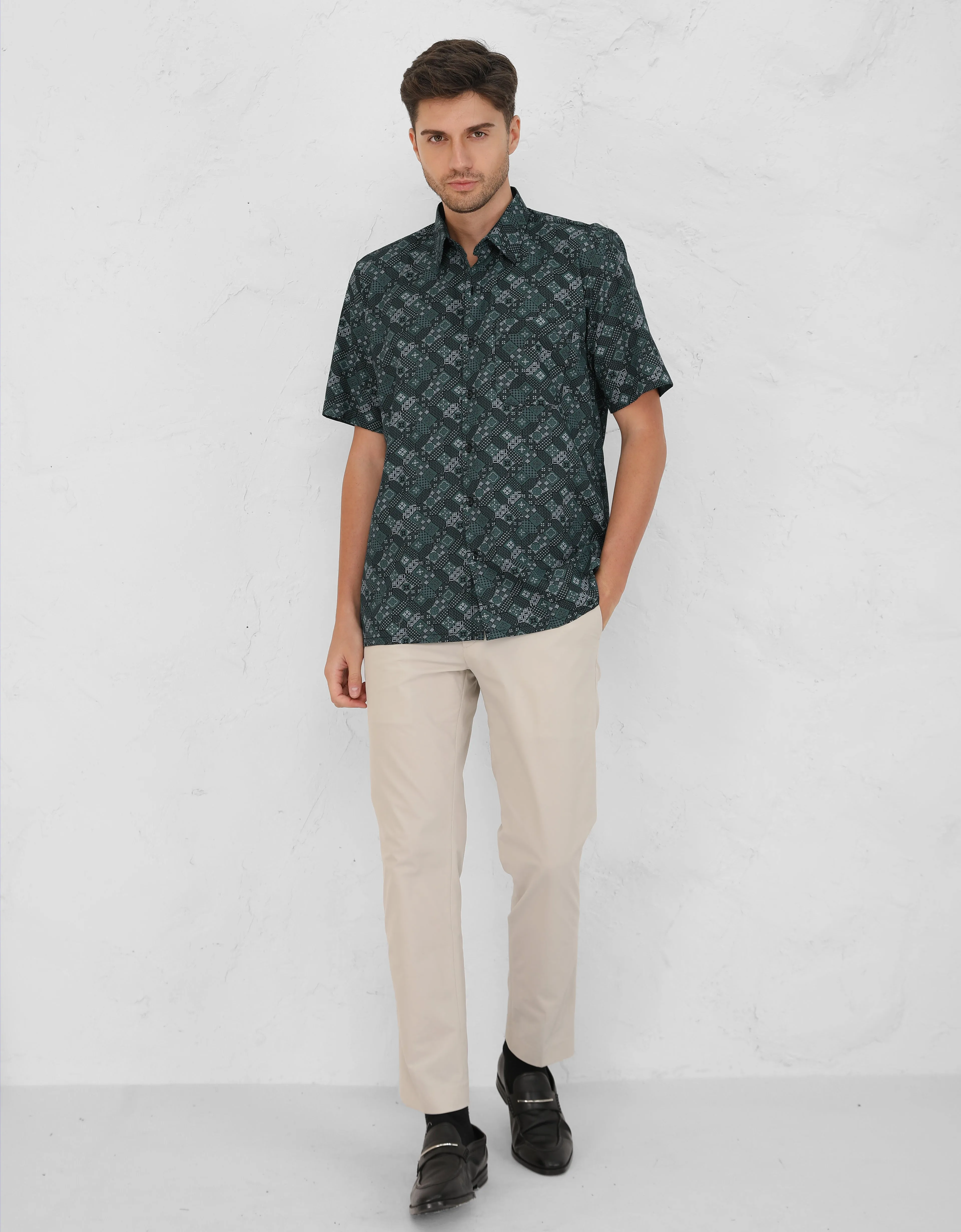 OLIVER SHIRT (DARK MINT)