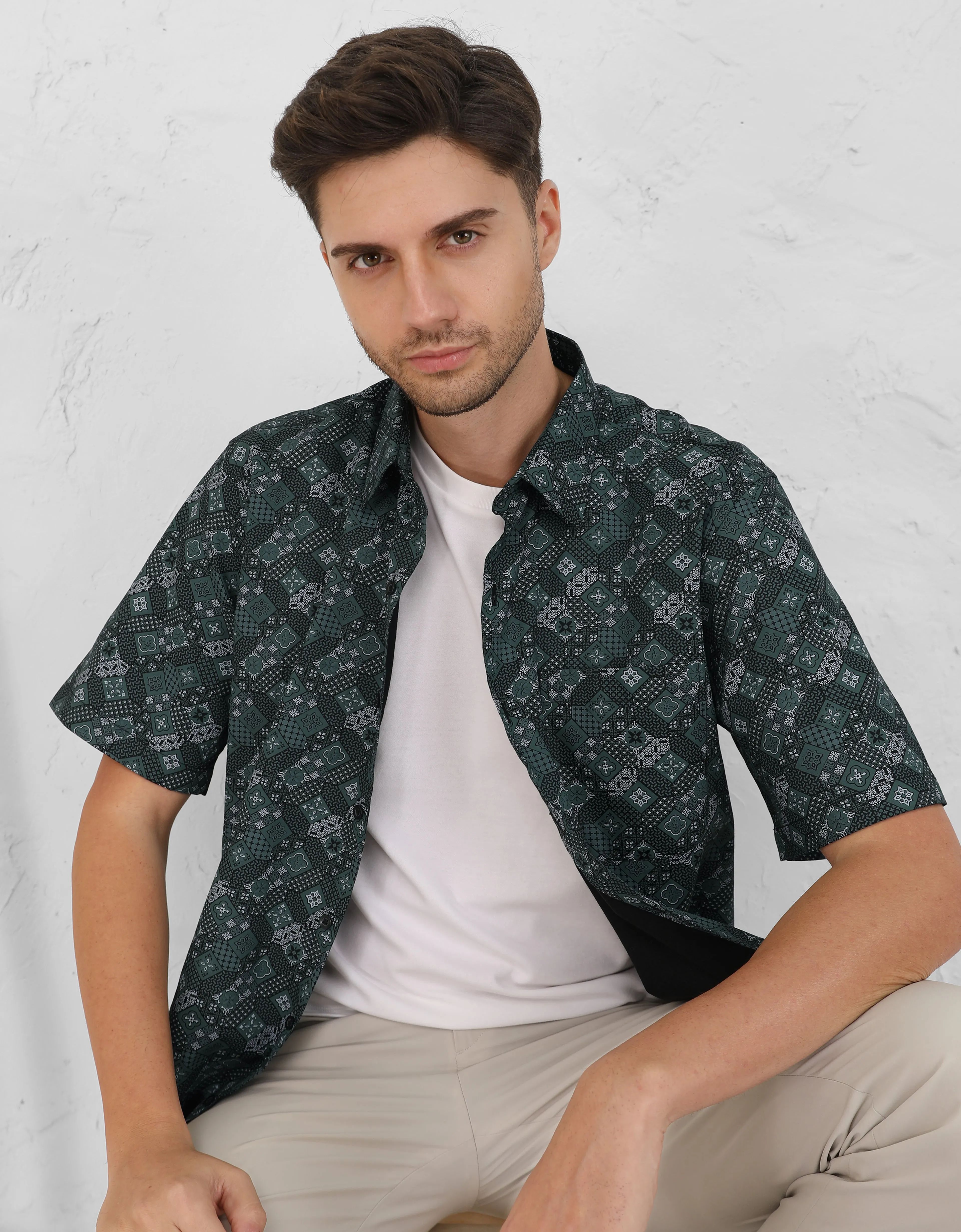 OLIVER SHIRT (DARK MINT)